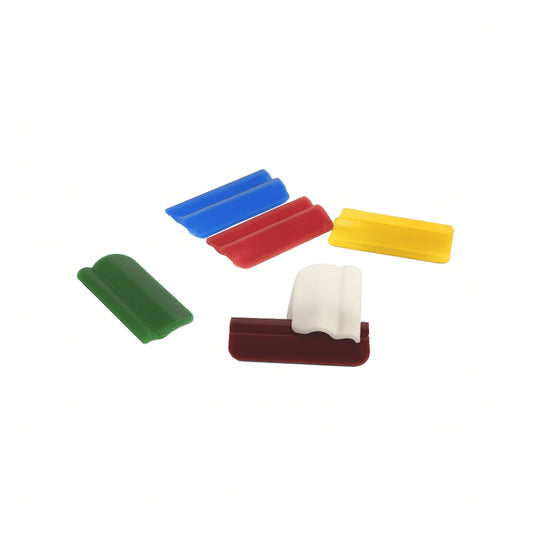 JUEGO (30 PZAS) CLIP PINSERTO PP (ROJO, AMARILLO, AZUL, VERDE, BLANCO, CAFÉ)