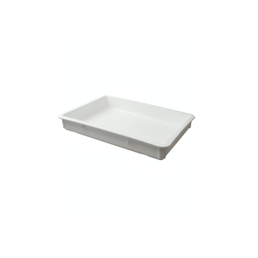 CAJA PARA MASA DE PIZZA 25.5X17.5X3" 18 LTS PP APILABLE