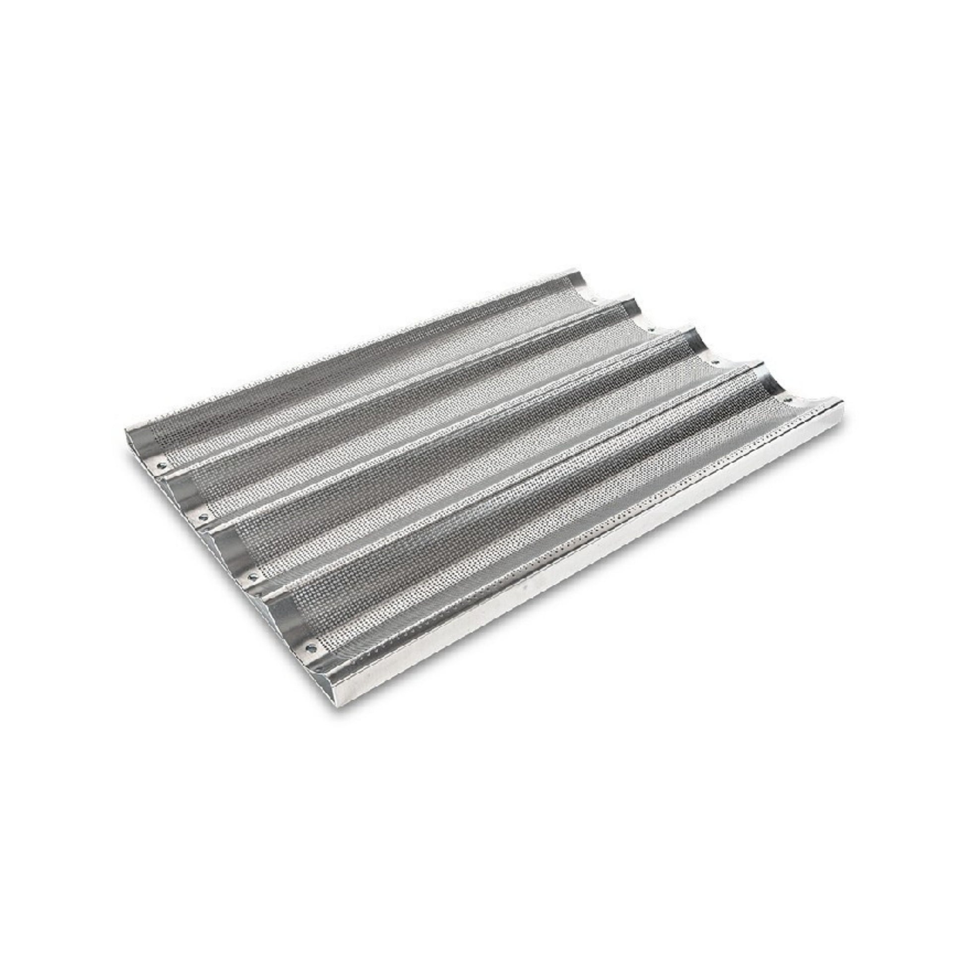 CHAROLA BAGUETERA 45X65 ALUMINIO 4 DIVISIONES