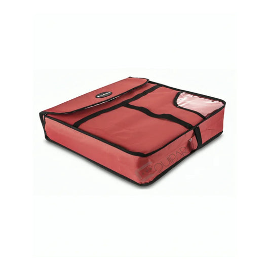BOLSA TÉRMICA PARA PIZZA ROJA 22" X 22" X 5"