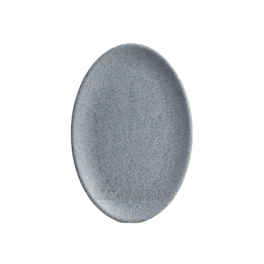 PLATO OVALADO 31 CM MELAMINA GREY GRANITE