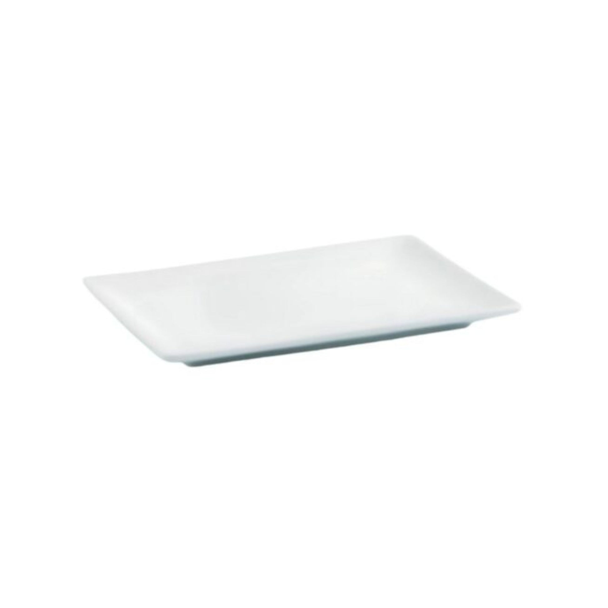 BANDEJA RECTANGULAR DE 32 X 9 CM DE MELAMINA BLANCA