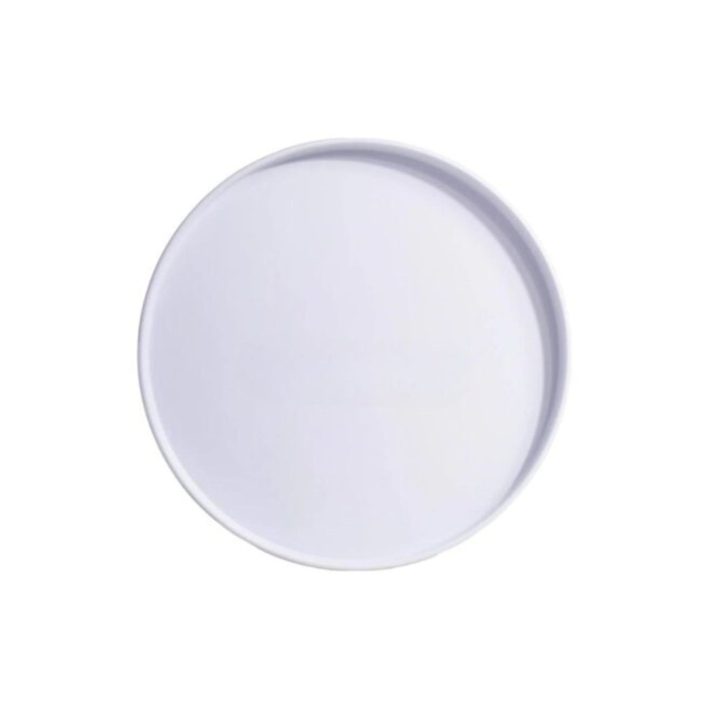 BARCELONA PLATÓN REDONDO 20 CM MELAMINA BLANCA