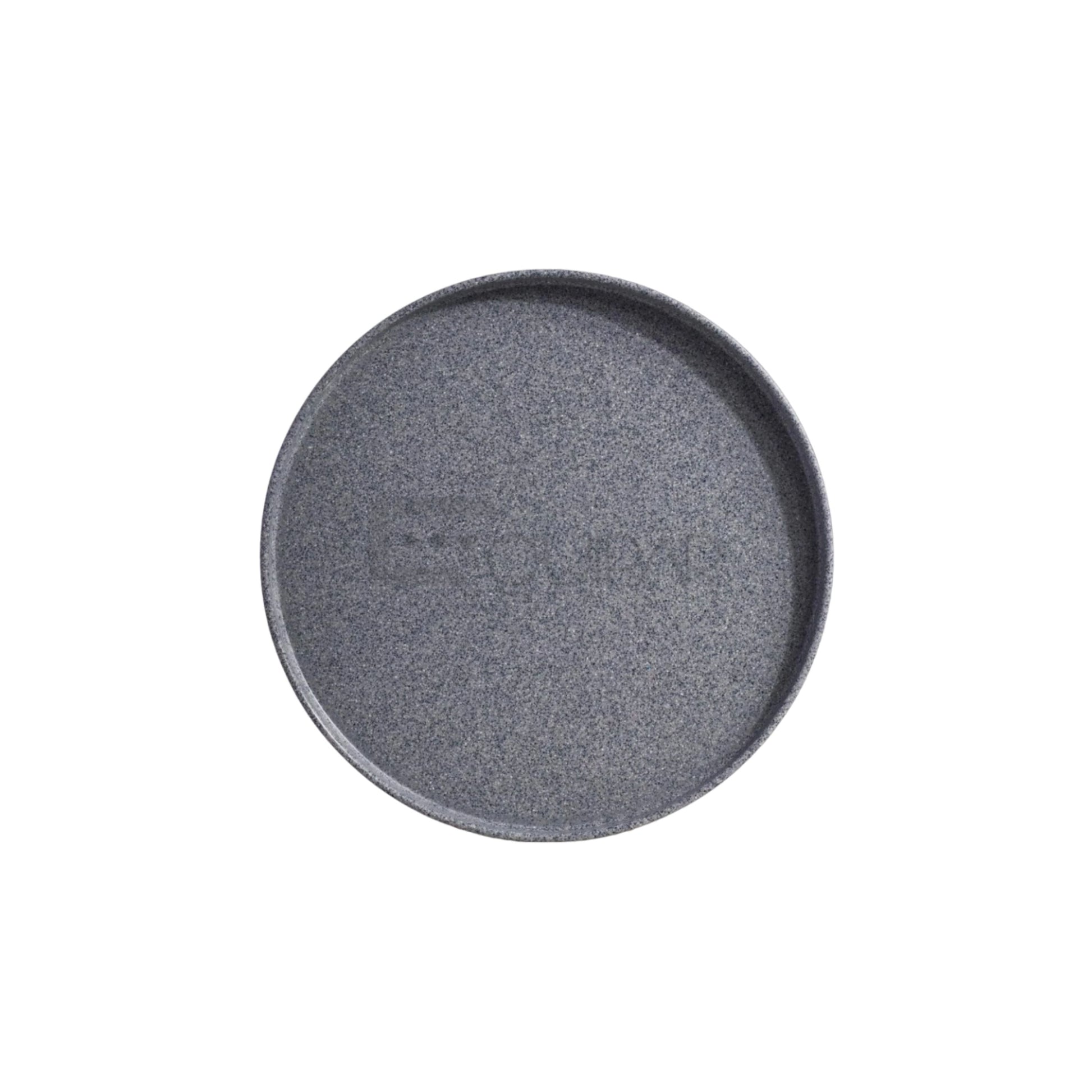 BARCELONA PLATO 27 CM MELAMINA GRAY GRANITE