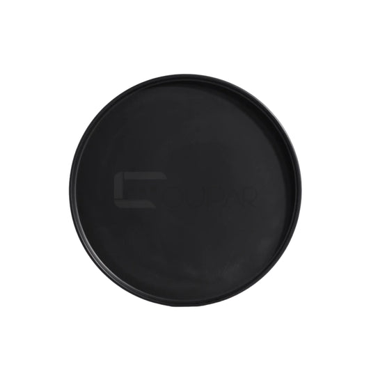 BARCELONA PLATO 27 CM MELAMINA NEGRA MATE