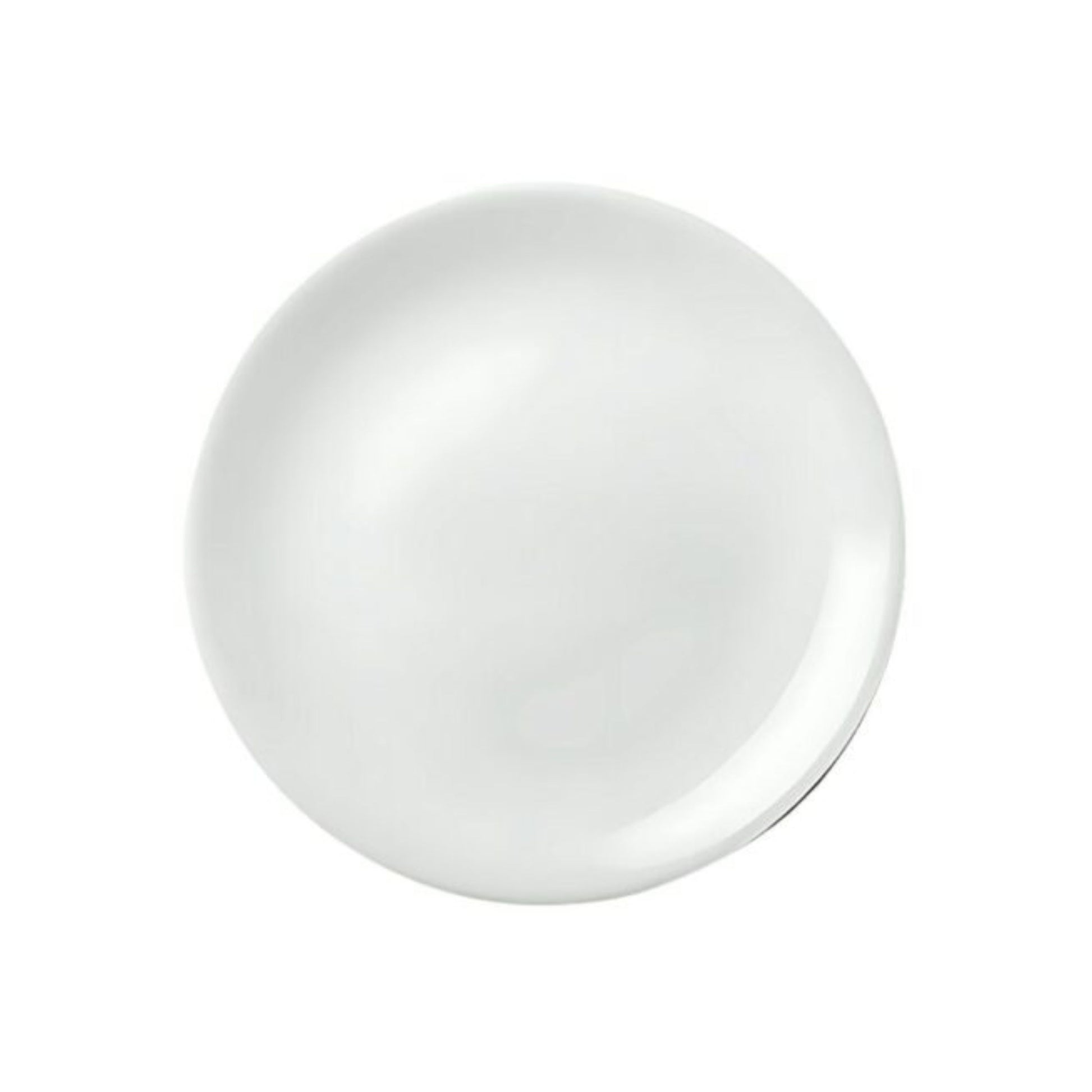 PLATO DE MELAMINA DIÁMETRO 26.4*2.5 CM LISO PREMIUM BLANCO