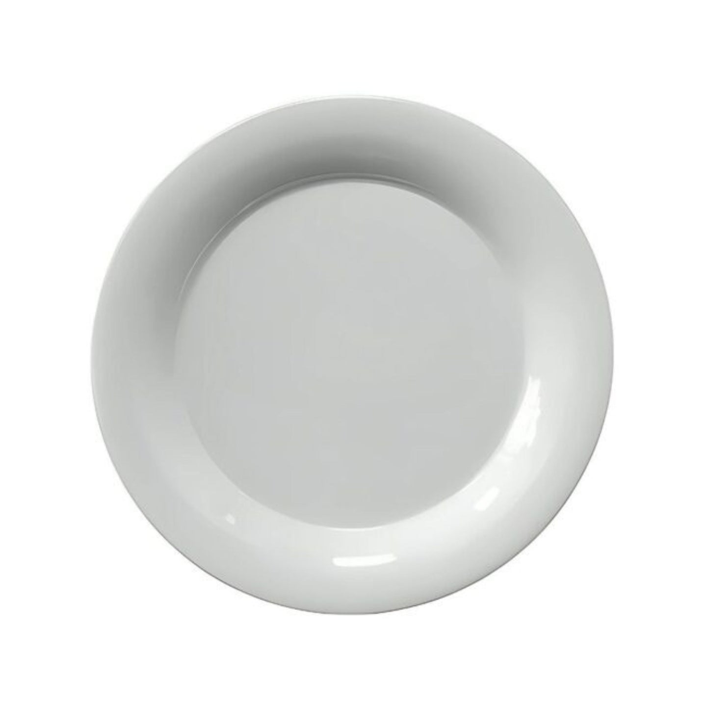 PLATO DE MELAMINA DIÁMETRO 26.5*2.3 CM RIM, PREMIUM BLANCO