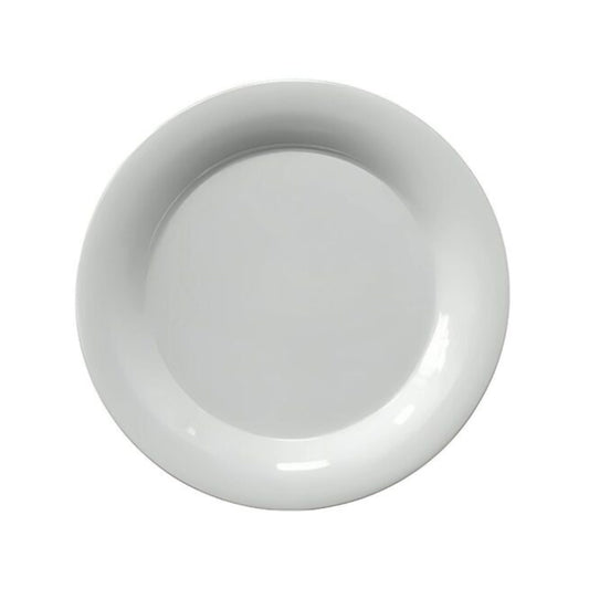 PLATO DE MELAMINA DIÁMETRO 26.5*2.3 CM RIM, PREMIUM BLANCO