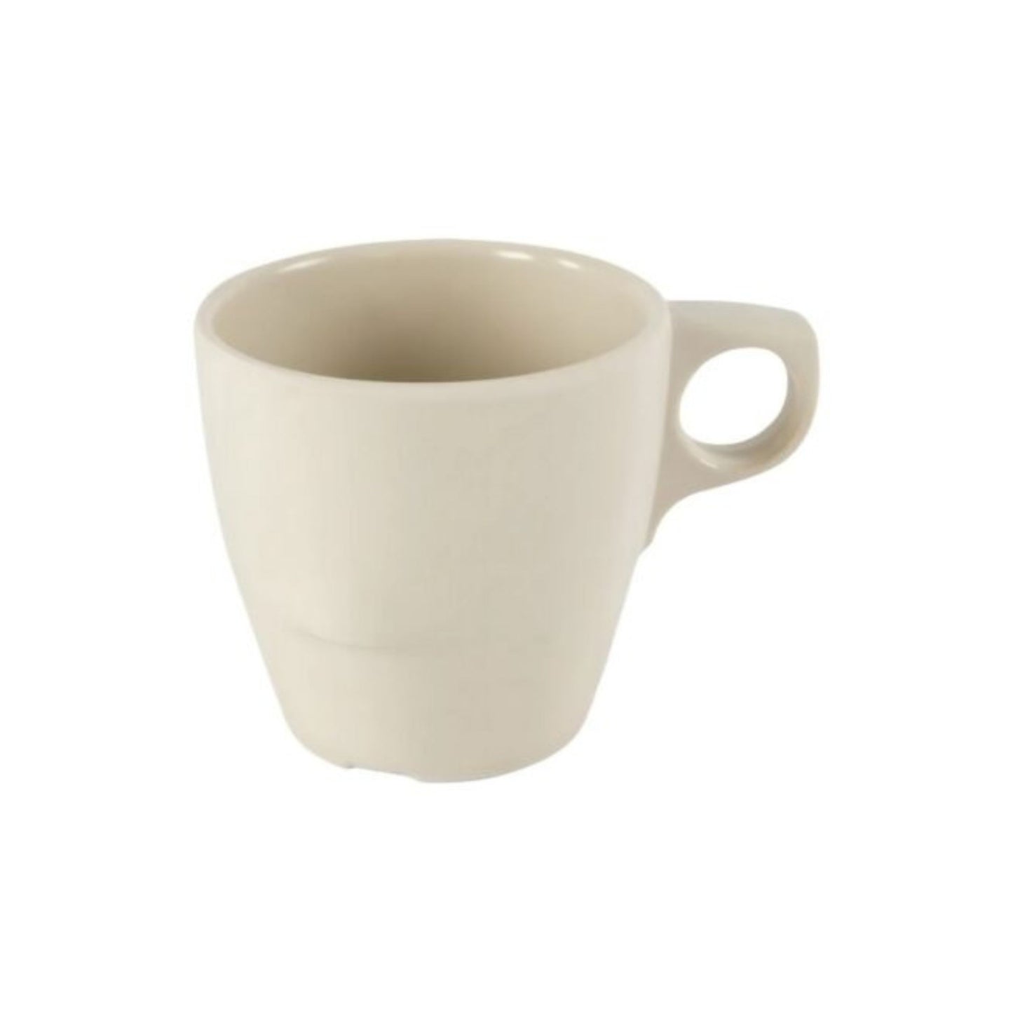 TAZA ESTIBABLE DE MELAMINA 227 ML (8 CM X 7.5 CM)
