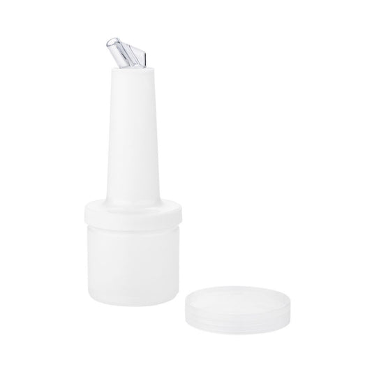 BOTE PARA MEZCLA 1/2 LITRO TAPA COLOR BLANCO