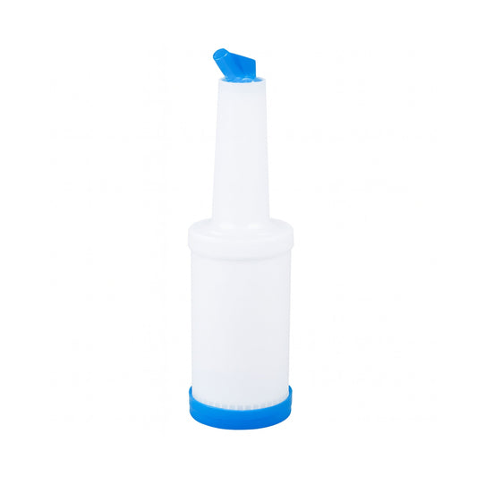 BOTE PARA MEZCLA 1 LITRO TAPA COLOR AZUL