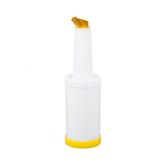 BOTE PARA MEZCLA 1 LITRO TAPA COLOR AMARILLO