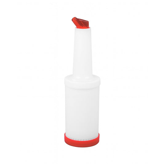 BOTE PARA MEZCLA 1 LITRO TAPA COLOR NARANJA