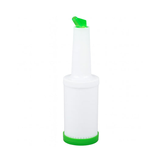 BOTE PARA MEZCLA 1 LITRO TAPA COLOR VERDE