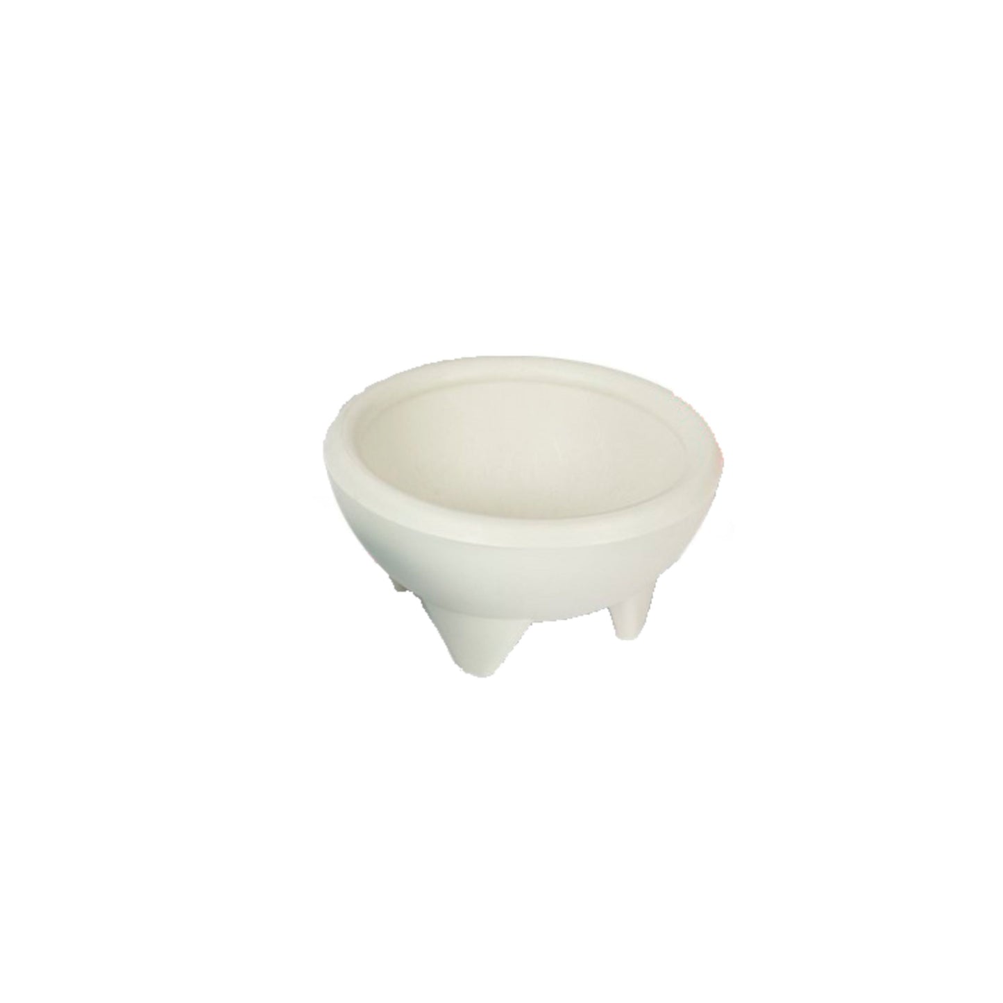 SALSERO DE PLÁSTICO MOLCAJETE BLANCO
