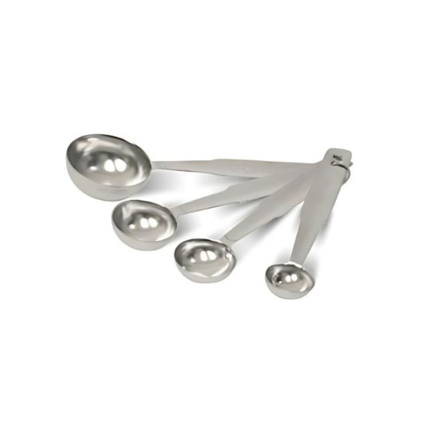 CUCHARAS MEDIDORAS 4 PZAS PESADAS ACERO INOX