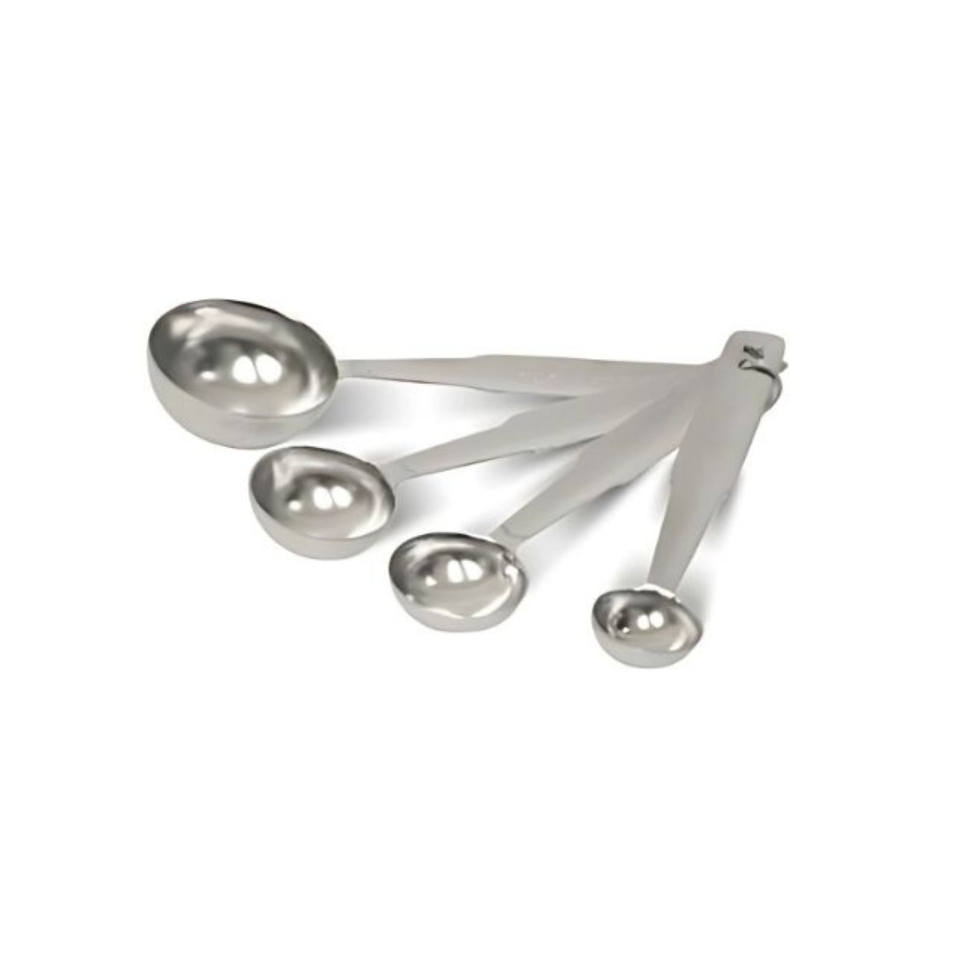 CUCHARAS MEDIDORAS 4 PZAS PESADAS ACERO INOX