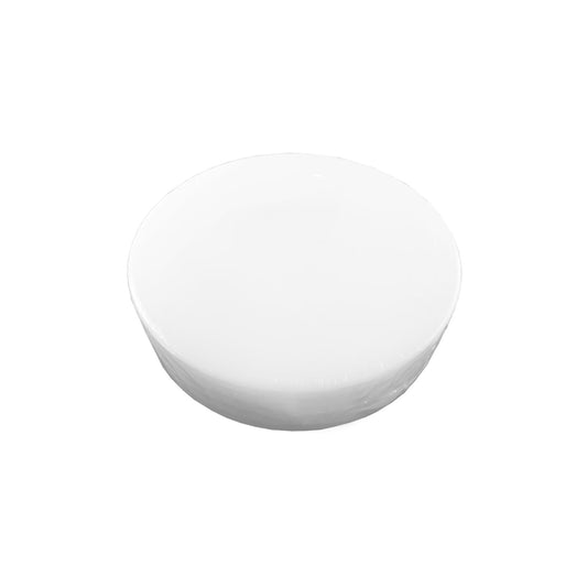 TABLA DE CORTE REDONDA BLANCA, 16" DIÁMETRO, 2" ESPESOR