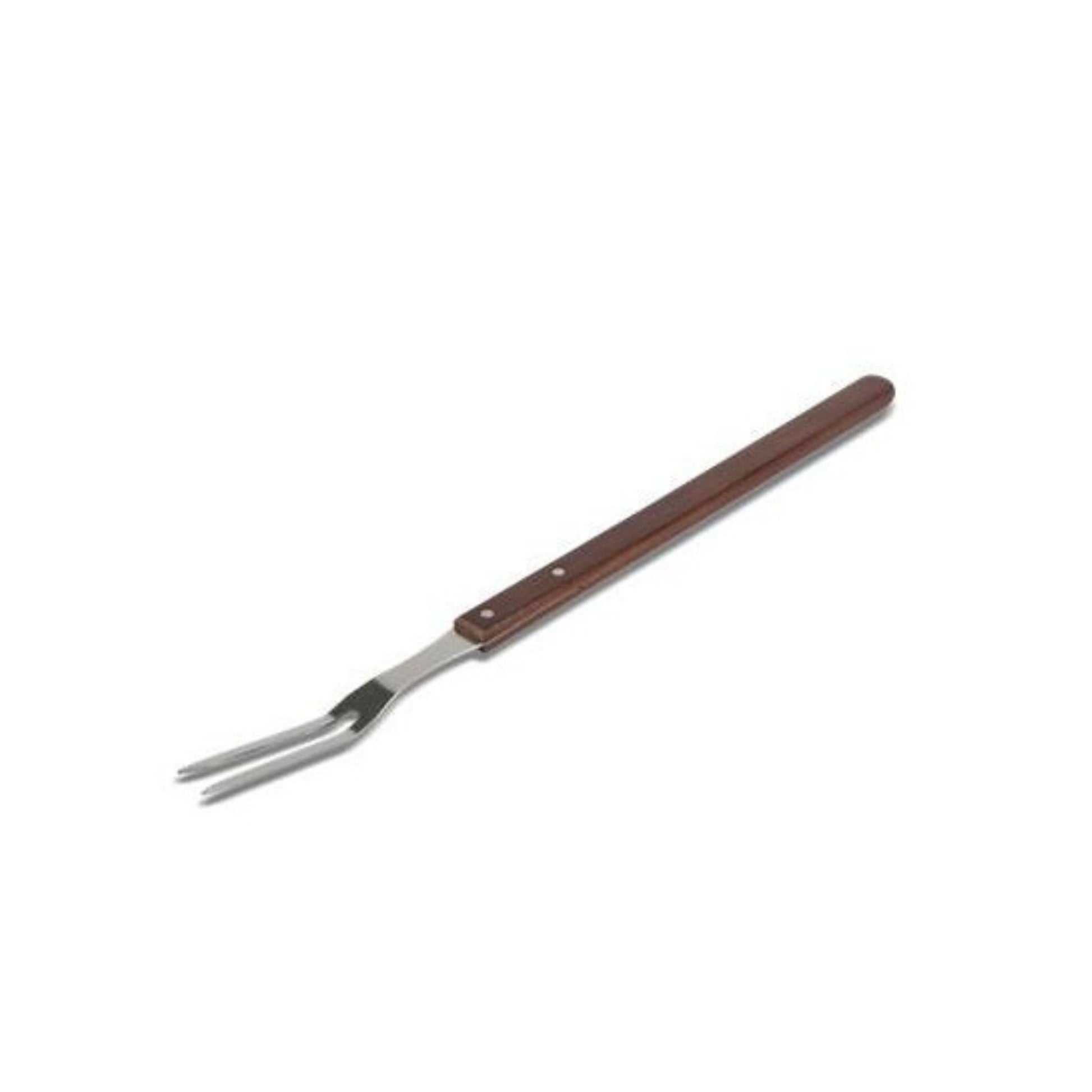 TENEDOR ACERO INOXIDABLE MADERA 21"