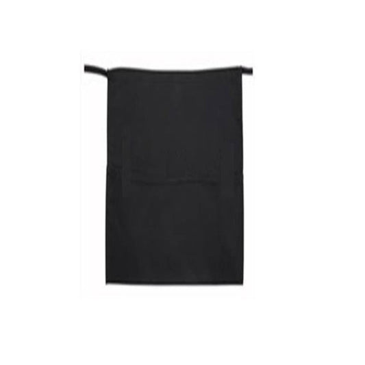 DELANTAL LARGO C/BOLSAS 83 X 71 CMS COLOR NEGRO