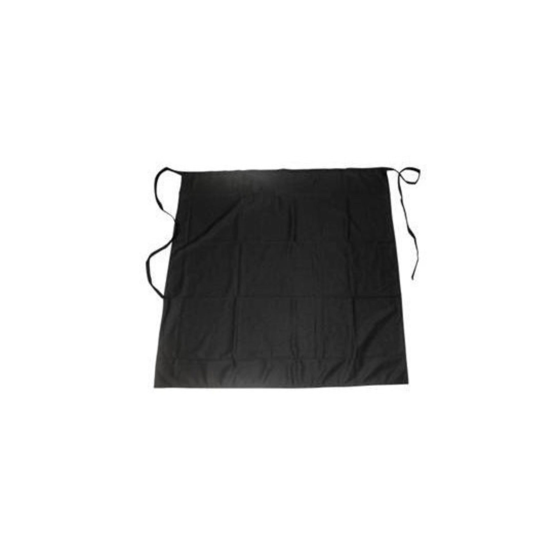DELANTAL LARGO A CINTURA C/BOLSA (94CM X 94CM) NEGRO