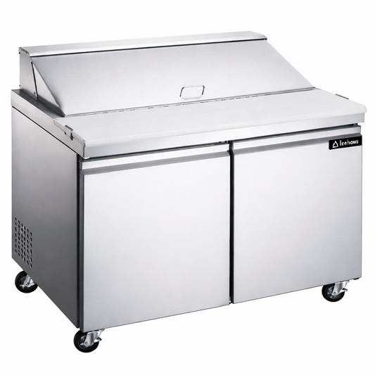 MESA PARA ENSALADAS 2 PUERTAS MODELO ME-2P-SS-01