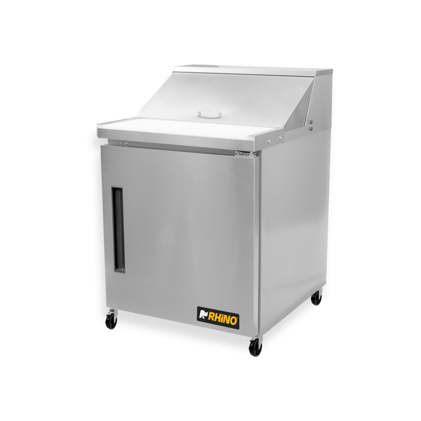 MESA REFRIGERADA PREPARACIÓN 6.9PIES, GAS R290, TABLA CORTE NSF, TIRO FORZADO, ACERO INOXIDABLE MODELO MERSAL-27