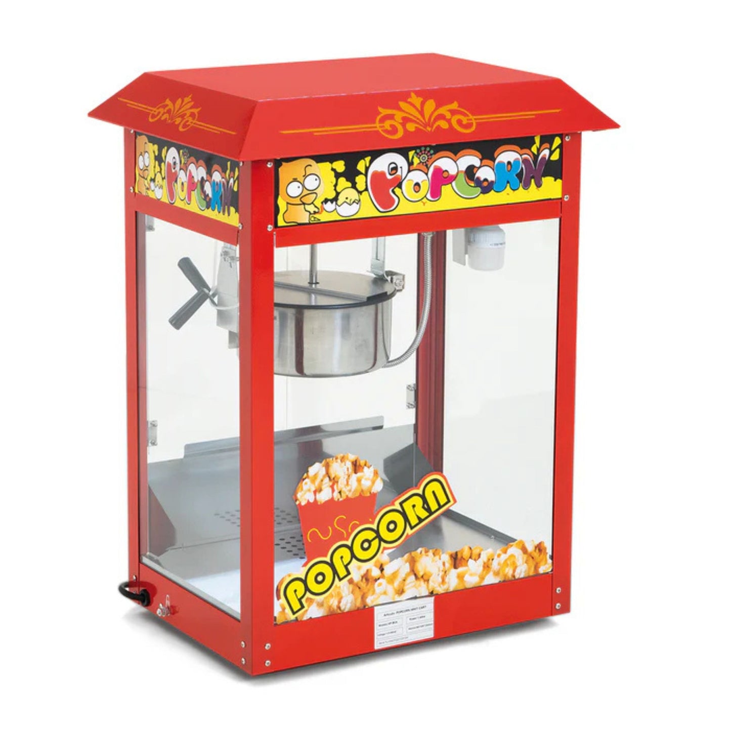 FABRICADORA DE PALOMITAS ELÉCTRICA DE 6 ONZAS (190 G)