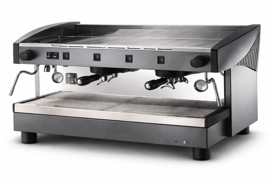 MÁQUINA DE CAFÉ SEMIAUTOMÁTICA DE EROGACIÓN CONTINUA DOS GRUPOS MODELO MS100