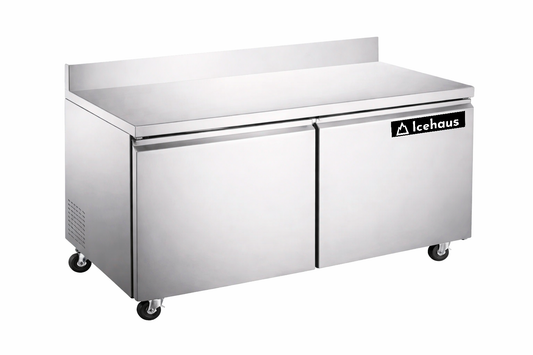 MESA DE TRABAJO / CONGELADOR DE 2 PUERTAS MODELO MTC-2P-SS-02