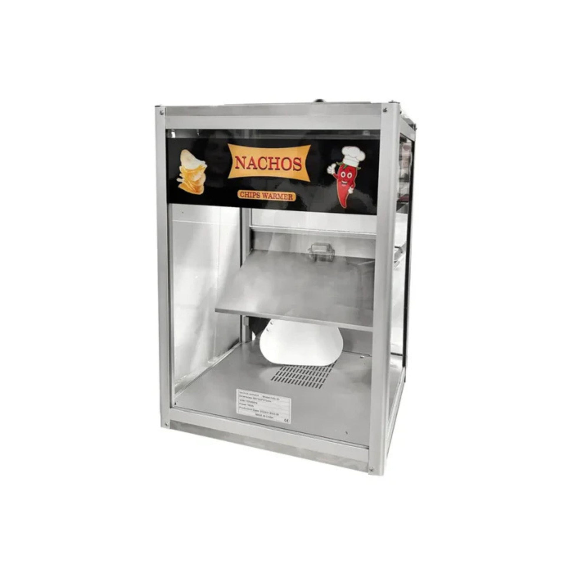 EXHIBIDOR Y CALENTADOR DE NACHOS