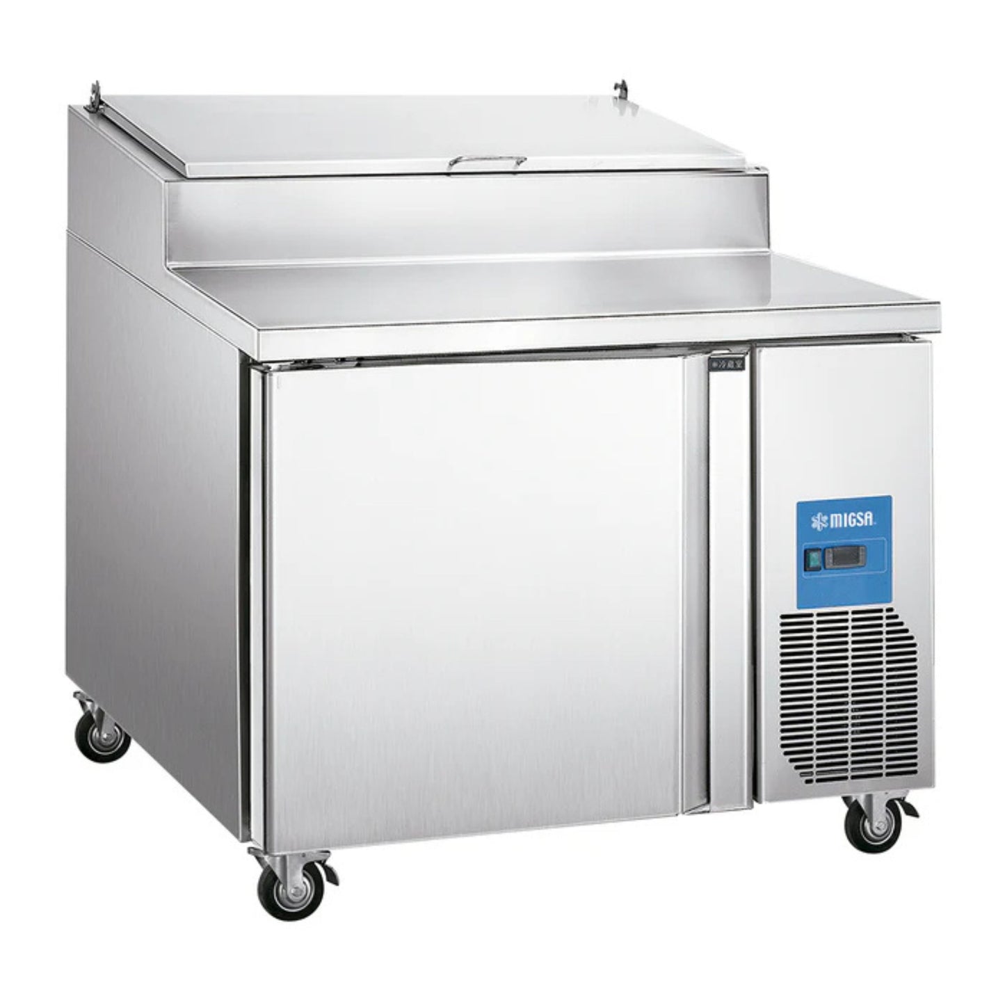 MESA PARA PREPARACIÓN DE PIZZAS DE 1 PUERTA DE 310 L