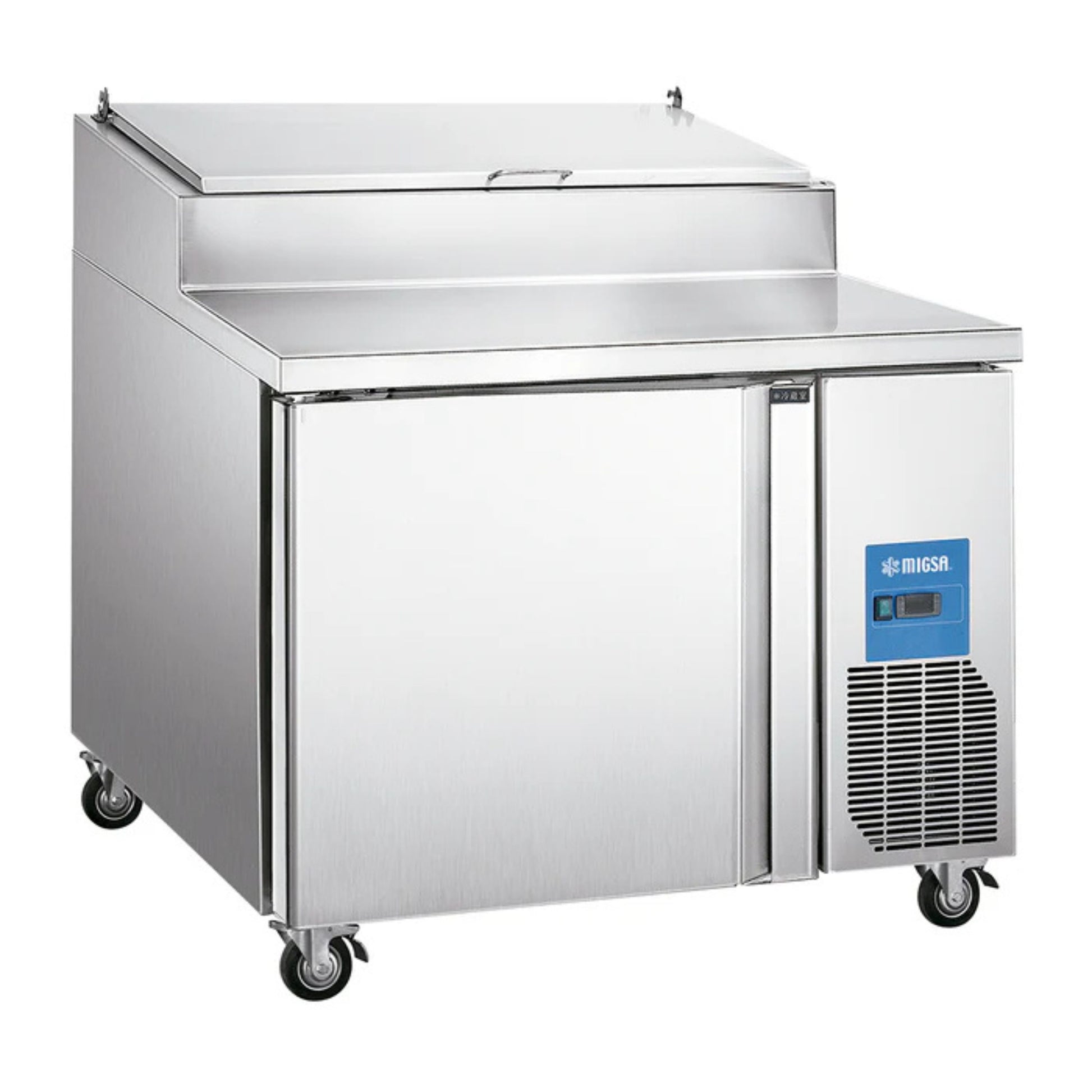 MESA PARA PREPARACIÓN DE PIZZAS DE 1 PUERTA DE 310 L