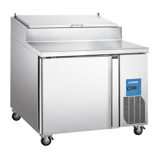 MESA PARA PREPARACIÓN DE PIZZAS DE 1 PUERTA DE 310 L