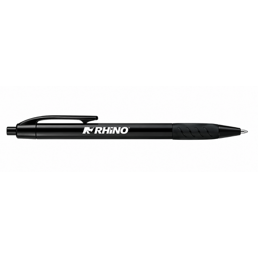 PLUMA CON LOGOTIPO RHINO, CLIP AMARILLO. MODELO PLUMA-05