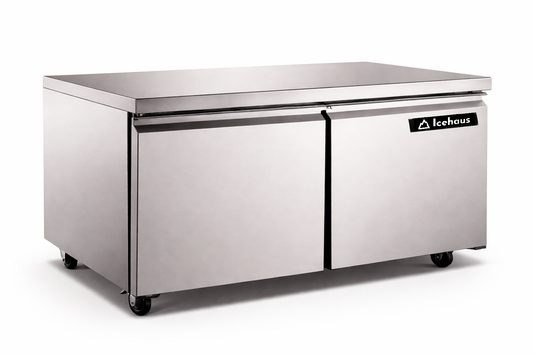 REFRIGERADOR BAJO BARRA 2 PUERTAS MODELO RBB-2P-SS-02