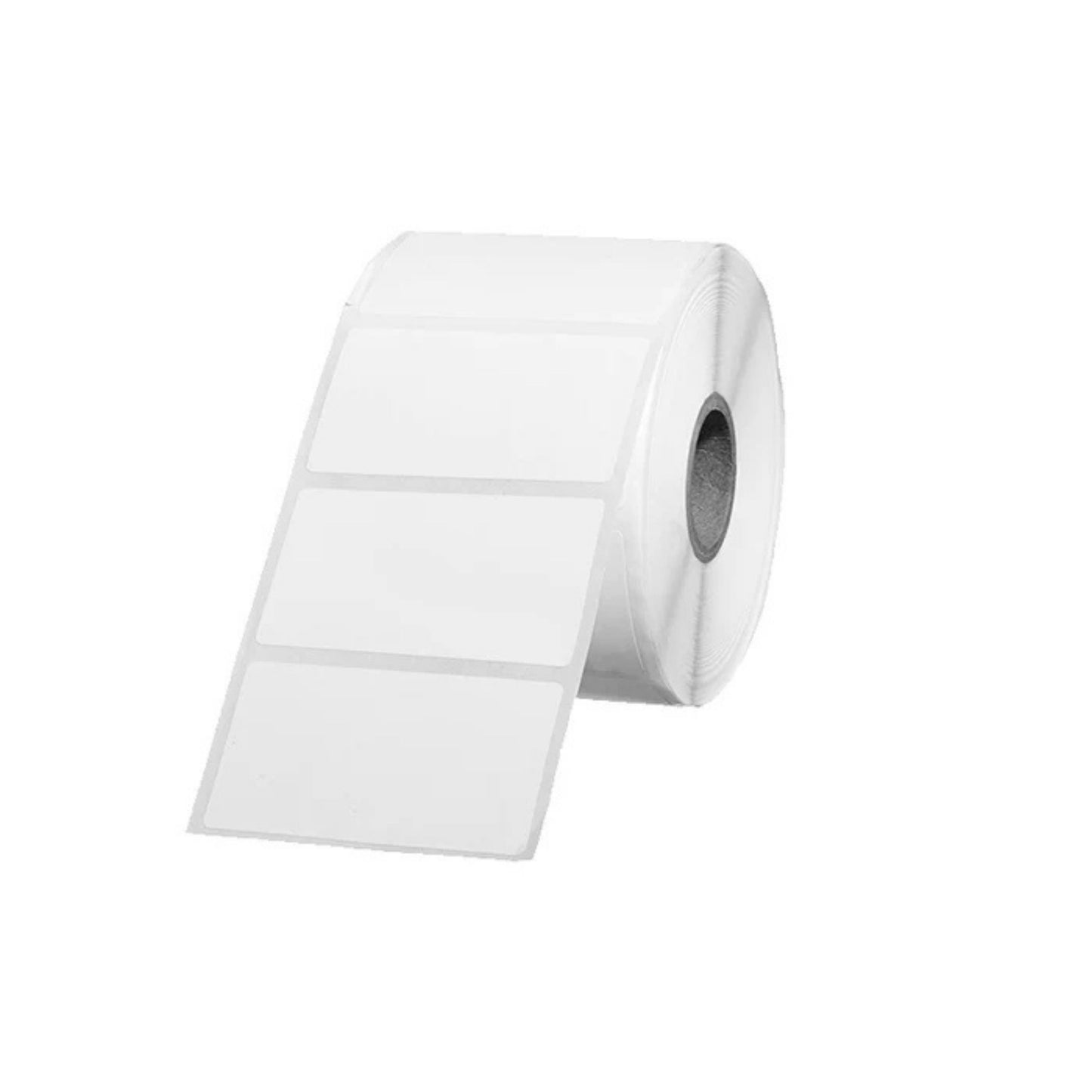 ROLLO CON 1,000 ETIQUETAS TÉRMICAS DE 57 X 40 MM, COMPATIBLE CON BÁSCULA ETIQUETADORA BAET-30 G2. MODELO ROET-02