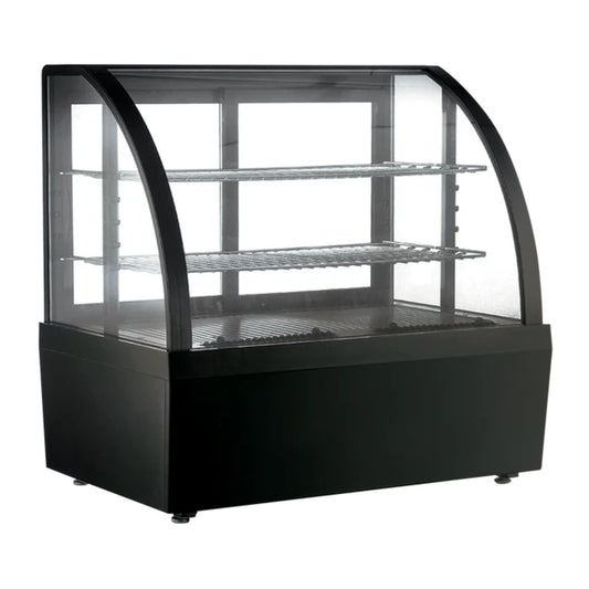 VITRINA REFRIGERADA CRISTAL CURVO CON SISTEMA ANTIEMPAÑANTE FRONTAL