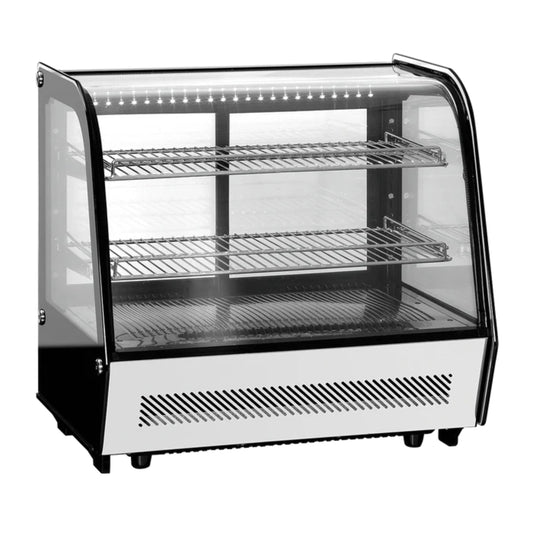 VITRINA REFRIGERADA CRISTAL CURVO CON SISTEMA ANTIEMPAÑANTE FRONTAL