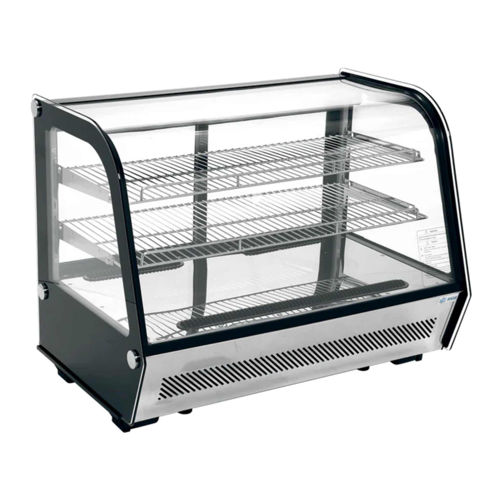 VITRINA REFRIGERADA CRISTAL CURVO CON SISTEMA ANTIEMPAÑANTE FRONTAL