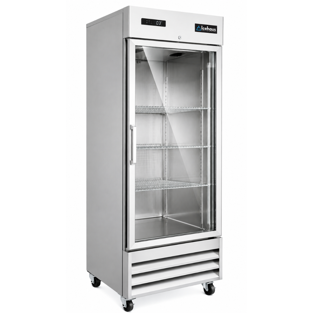 REFRIGERADOR 1 PUERTA DE CRISTAL RV-1PC-SS-01