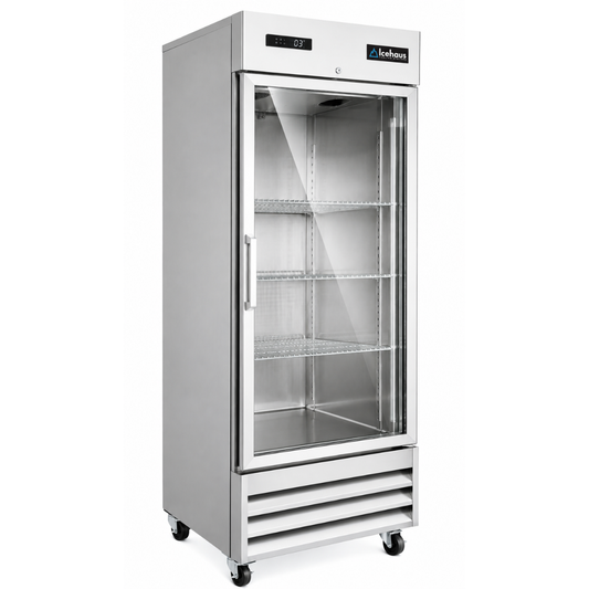 REFRIGERADOR 1 PUERTA DE CRISTAL RV-1PC-SS-01