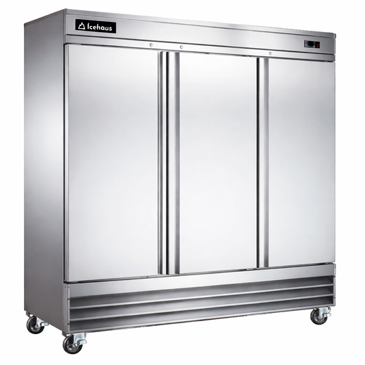 REFRIGERADOR 3 PUERTAS SÓLIDAS  MODELO RV-3PS-SS-01