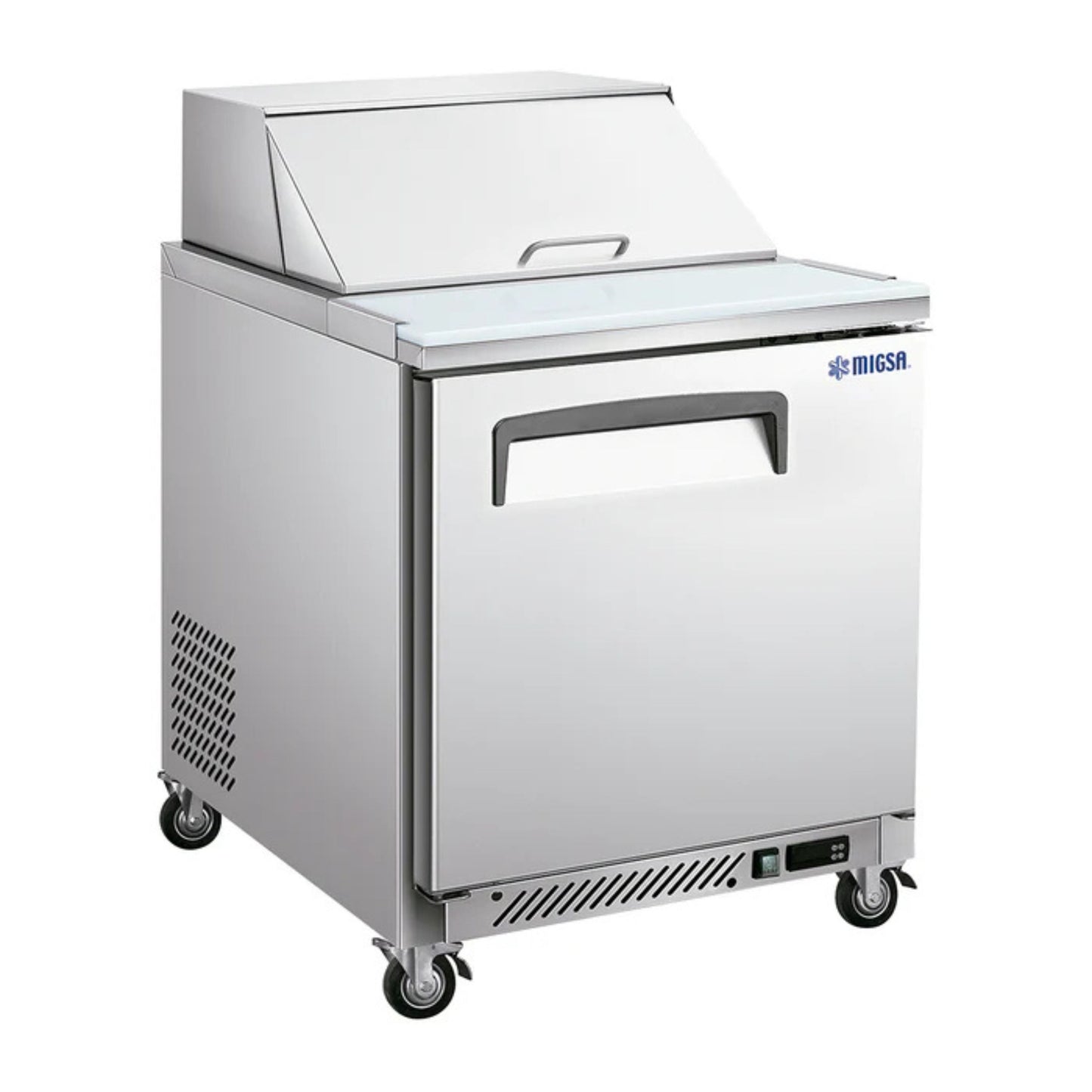 MESA FRÍA PARA ENSALADAS DE 1 PUERTA TIPO AMERICANO DE 170 L