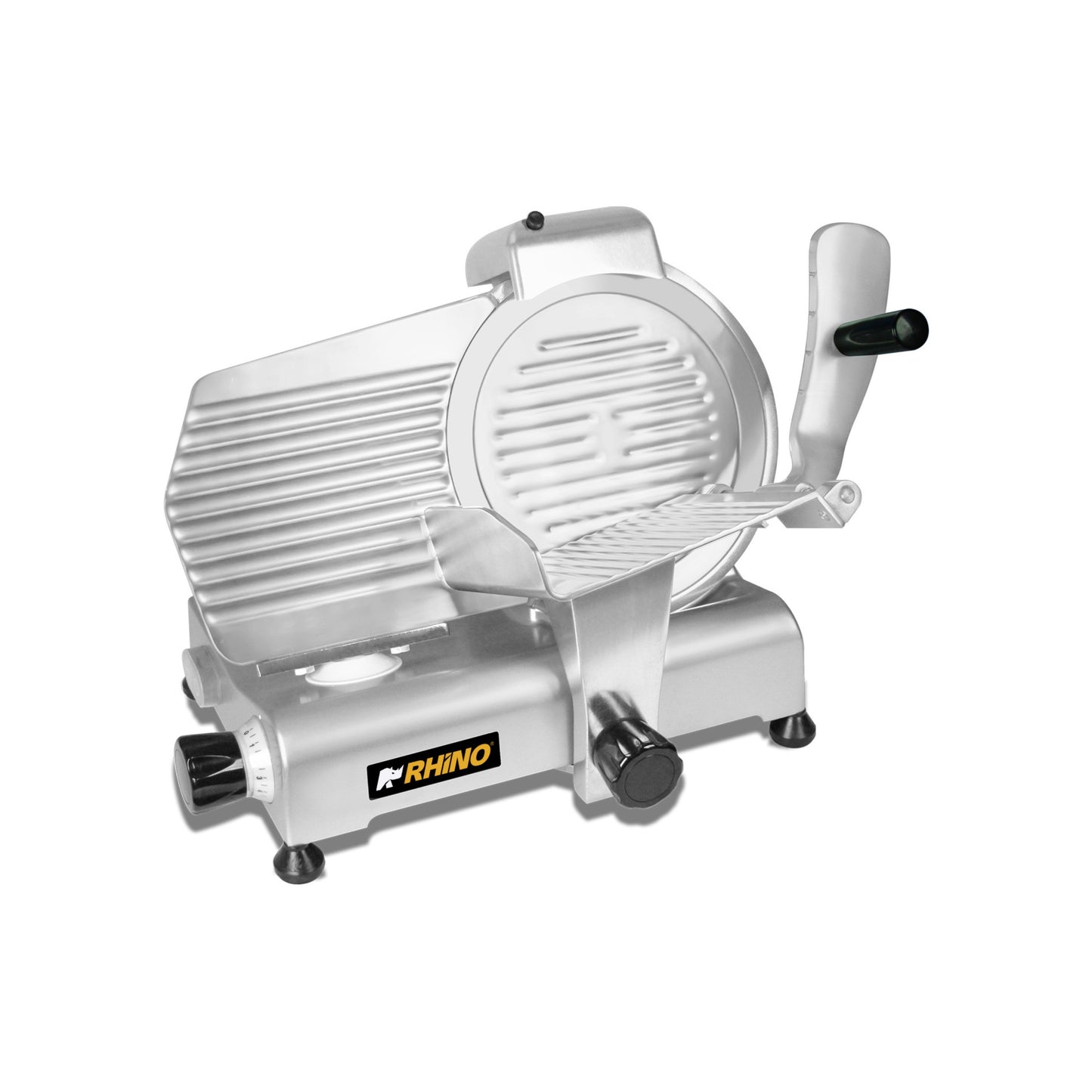 REBANADORA 250 MM, ALUMINIO ANODIZADO, CUCHILLA ACERO AL CROMO, MOTOR 1/5 HP MODELO SLI-250