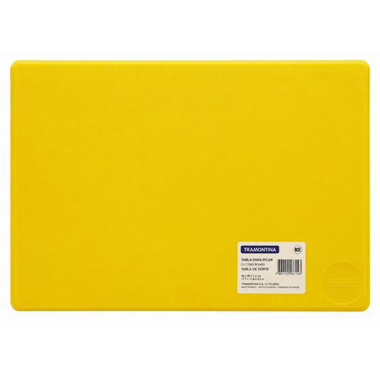 TABLA PARA CORTAR, COLOR AMARILLO (38 X 51 X 1.2 CM) FABRICADA EN POLIPROPILENO CON CERTIFICACIÓN NSF. MODELO TAPACO-15AM