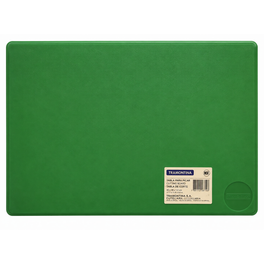 TABLA PARA CORTAR, COLOR VERDE (30 X 45 X 1.2 CM) FABRICADA EN POLIPROPILENO CON CERTIFICACIÓN NSF. MODELO TAPACO-12V