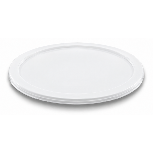 TAPA DE POLIETILENO, COLOR BLANCA PARA RECIPIETE REDONDO DE 2 Y 4 QT. MODELO TAPERE-24B