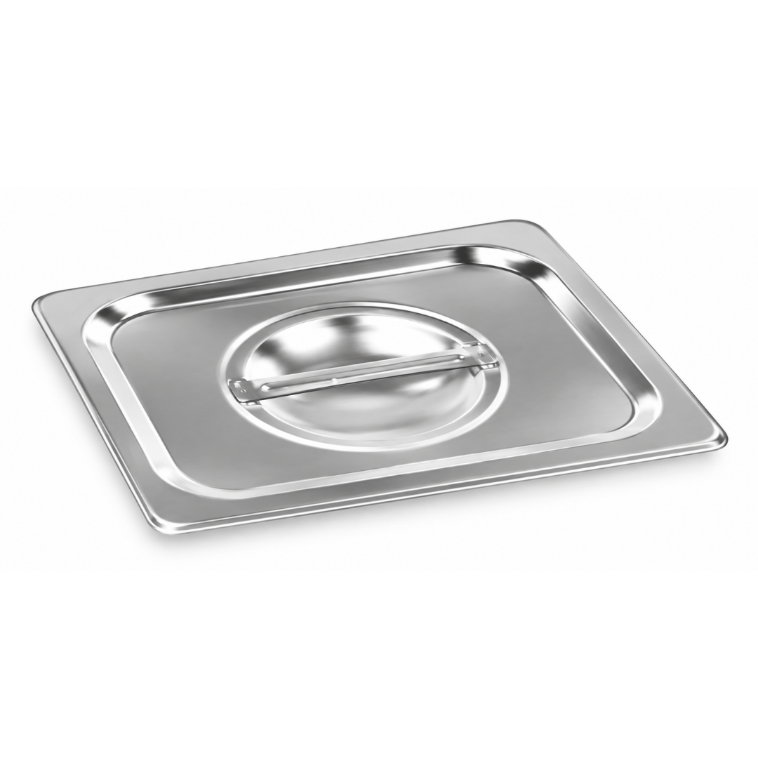 TAPA PARA INSERTO DE ACERO INOXIDABLE, TAMAÑO SEXTO (17.5 X 16 CM) MODELO TASE-COM