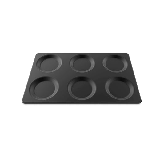 BANDEJA DE ALUMINIO ANTIADHERENTE PARA 6 TORTILLAS DE 2 HUEVOS TG935